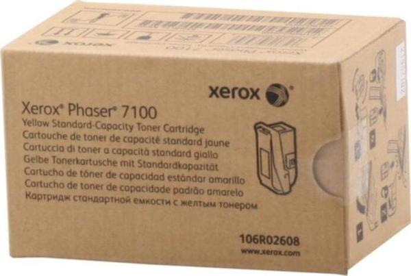 xerox Phaser 7100 Standart Kapasite Yellow Sarı Toner 4.500 Sayfa 106R02608 - Image 1