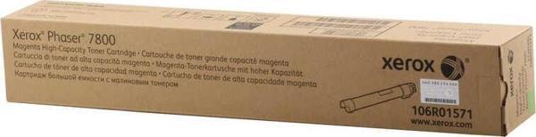 xerox Phaser 7800 Yüksek Kapasite Magenta Kırmızı Toner 17.200 Sayfa 106R01571 - Image 1