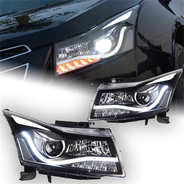 Chevrolet Cruze Kaşlı Led Far Takımı Bi-Xenon - Image 1