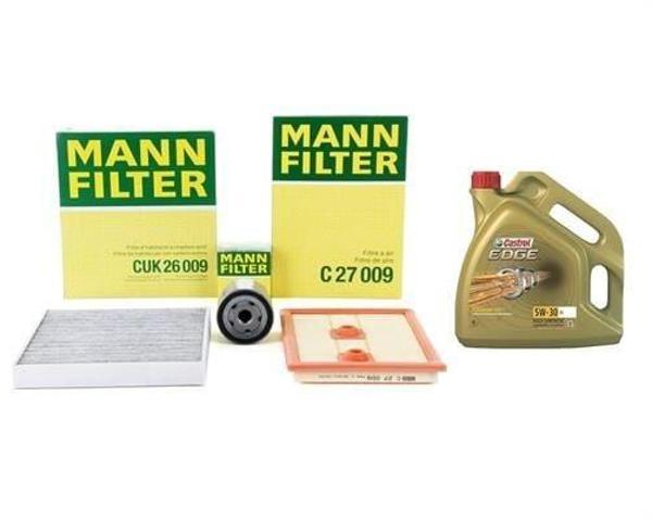 Volkswagen Passat 1.4 TSI BlueMotion Periyodik Bakım Filtre Seti Castrol Motor Yağlı Mann Marka - Image 1