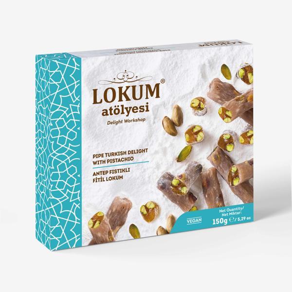 Antep Fıstıklı Fitil Lokum 150g - Image 1