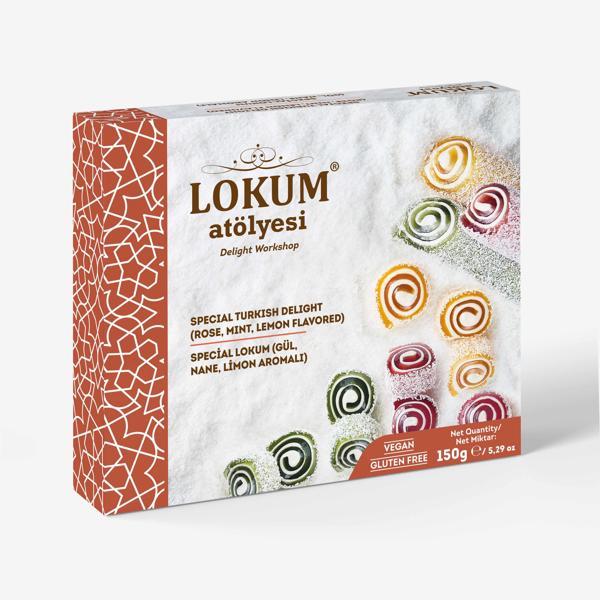 Special Lokum (Gül,Nane, Limon Aromalı) 150g - Image 1