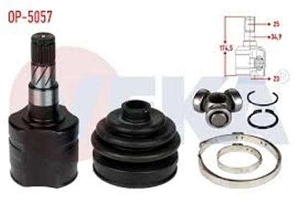 AKS KAFASI İÇ SAĞ Corsa D 1.3 16v CDTi 2006-2015 MT A:25 C:34,9 B:23 H:57 L:118 - Image 1