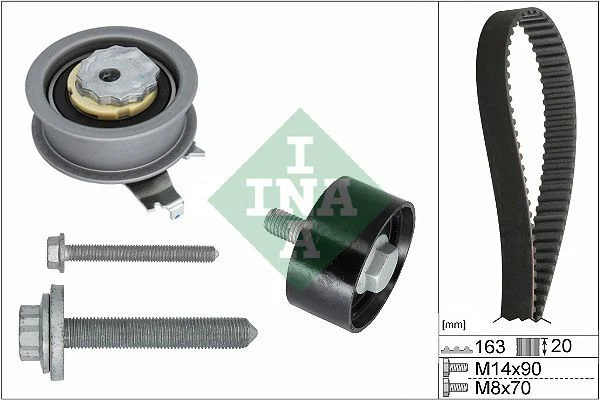 Volkswagen Tiguan 2015 Model Sonrası 1.4 TSI Motor Triger Seti INA Marka - Image 1