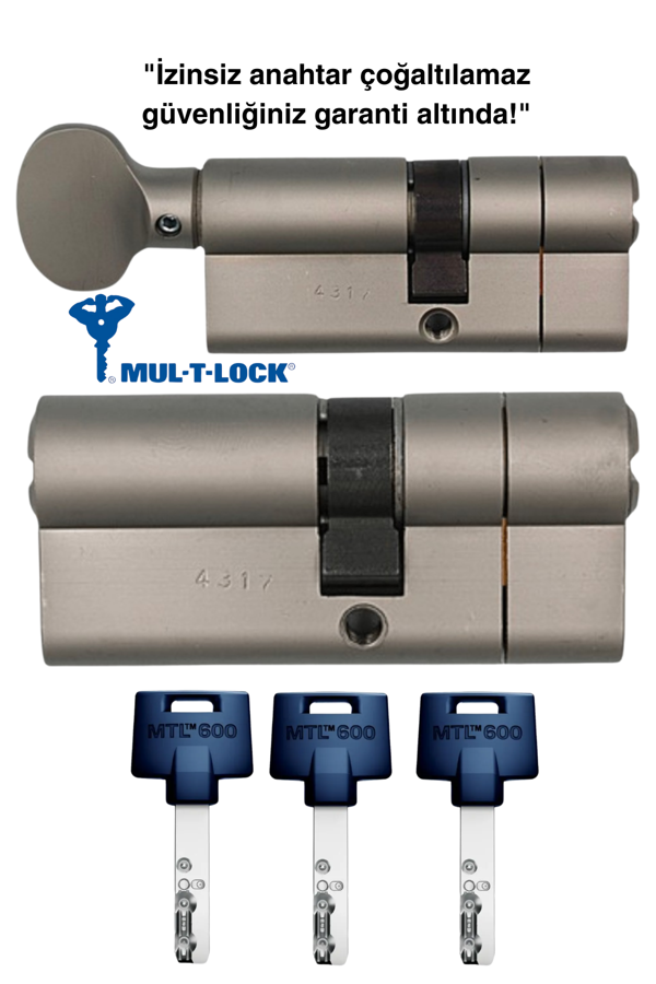MTL600 İnteractive Yüksek Güvenli - Tuzaklı - Çelik Takviyeli İkiz Barel Seti - 69 mm 3 Anahtarlı - Image 1