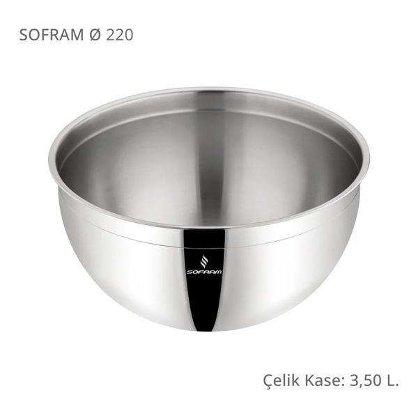 Sofram 22 Cm Çelik Kase 3,50 Litre  - Image 1