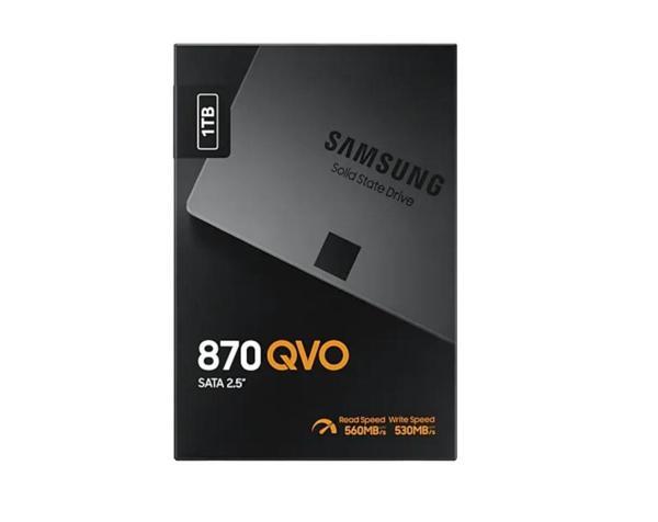 Samsung 870 QVO MZ-77Q1T0BW 1TB 560/530MB/s 2.5″ SATA 3 SSD Disk (Samsung Resmi Dist.Garanti) - Image 1