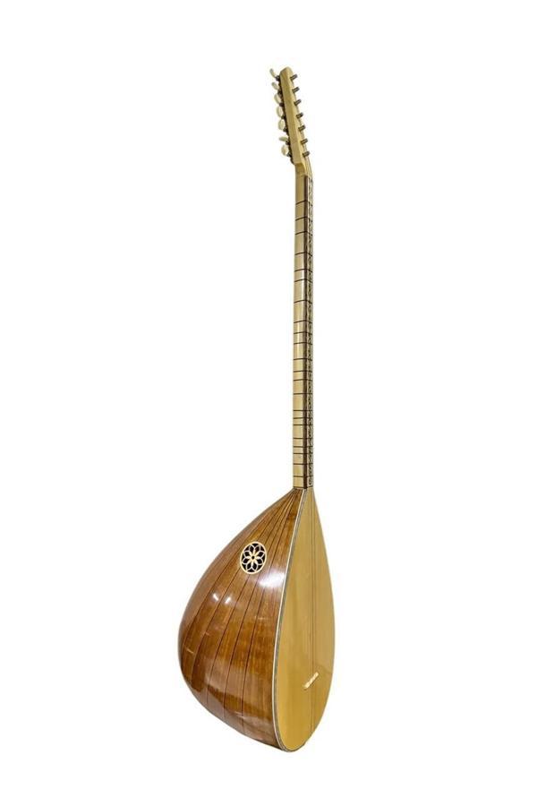Uzun Sap Bağlama Gitar Burgulu Flatolu Dut Ağacı Klavyeli Çift Kafes - Image 1