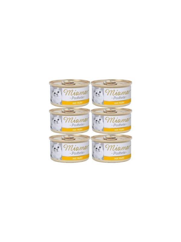 6 Adet Miamor Pastete Tavuklu Kedi Konserve 85 gr Skt:09/2026 - Image 1