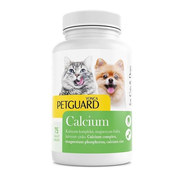 Petguard Calcium Kedi Köpek 75Gr 75 Tablet - Image 1