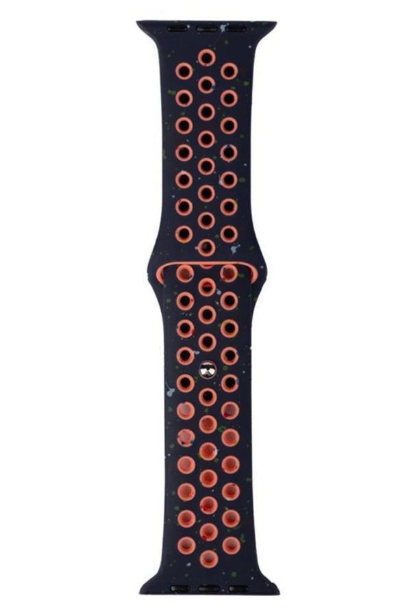 Watch 7 41mm KRD-02 Yeni Seri Suya Dayanıklı Delikli Renkli Silikon Kordon - Image 1