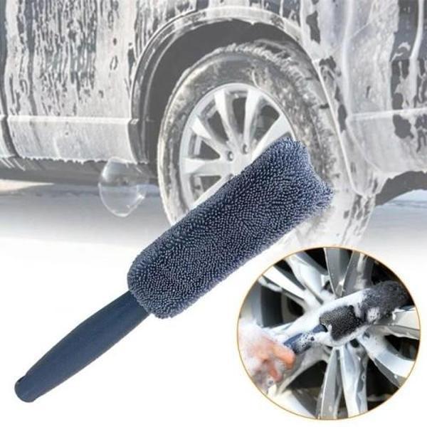 Büro Ev Ofis Arabası Bakımı için Araç Dışı Mikrofiber Oto Jant Temizleme Fırçası - Image 1