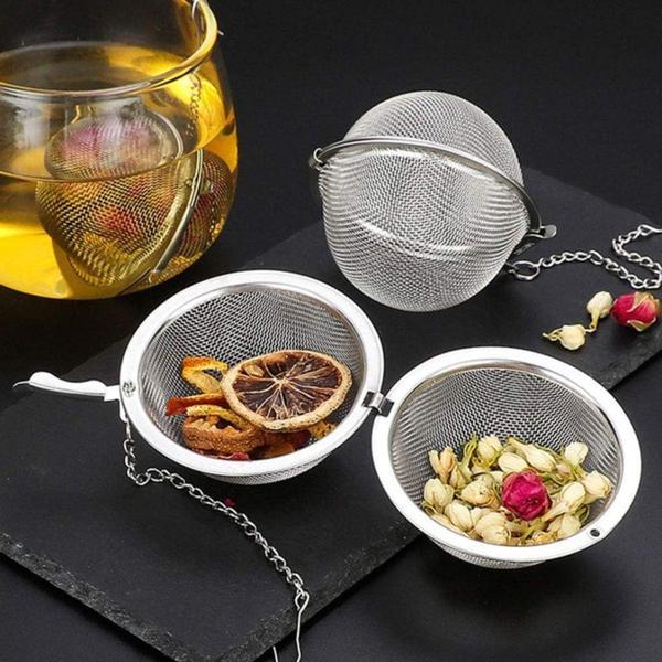 Büro Ev Ofis Çay Keyfi için Paslanmaz Çelik Çay Demlik Kilitleme Küre Çay Topu - Image 1