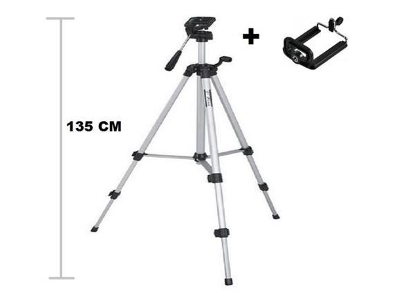 Büro Ev Ofis Arabası için Araç İçi 105CM Tripod Kamera Ayağı Oto Telefon Tutucu - Image 1