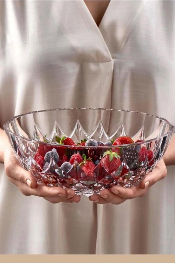 Paşabahçe lavinia cam kase - çok amaçlı sunum servis kasesi 24 cm. - Image 1