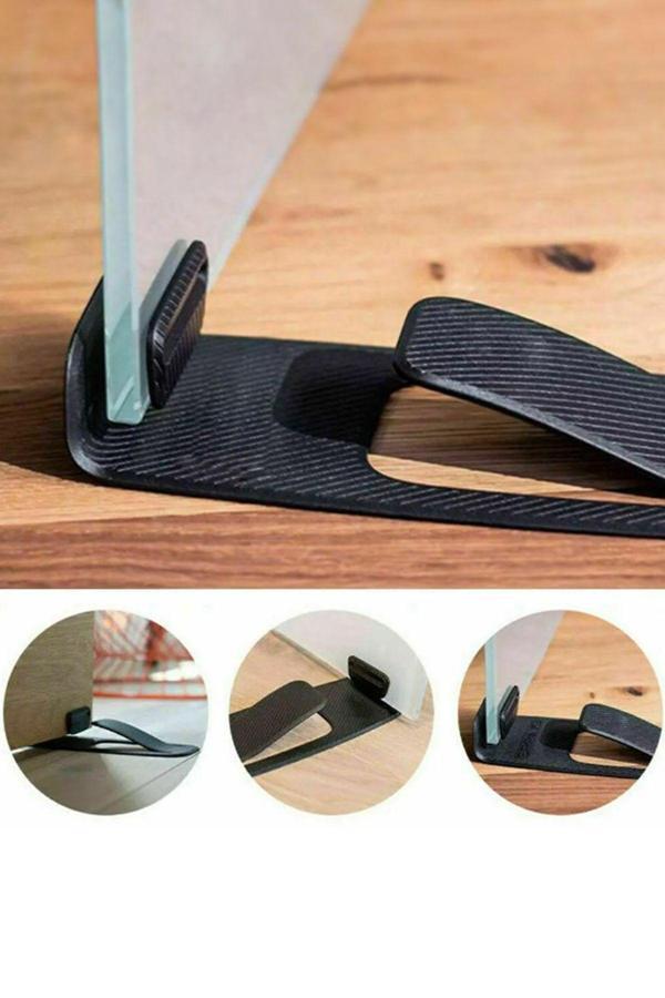 Porsima 2'li Yapışkanlı Kapı Stoperi Plastik Kapı Altı Takozu - Image 1