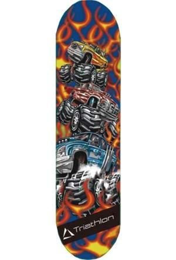 TRİATHLON T132 KARE DESEN TAHTA KAYKAY (HOT TRUCKS) - Image 1