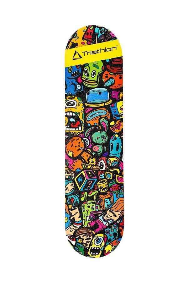 TRİATHLON T132 KARE DESEN TAHTA KAYKAY (EMOJİ) - Image 1