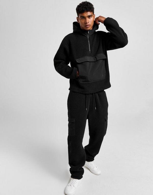 NİKE Jordan Flight High-Pile Fleece Pullover Hoodie-FV7452-010 - Image 1