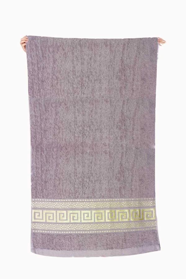 Nayra %100 Pamuklu Banyo Havlusu 70x140 Cm Mor - Image 1