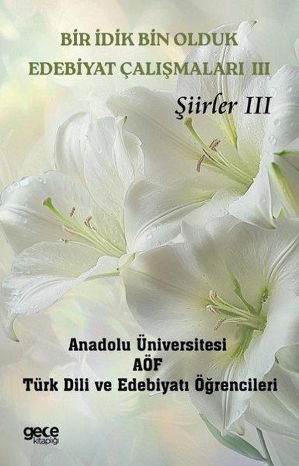 Bir İdik Bin Olduk - Edebiyat Çalışmaları 3 - Şiirler 3 - Gece Kitaplığı - Image 1