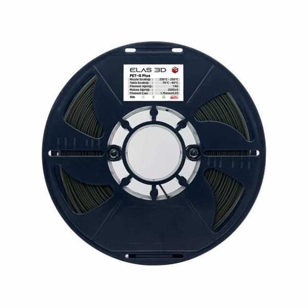 Elas PETG Plus Filament Haki Yeşil 1.75mm 1Kg - Image 1