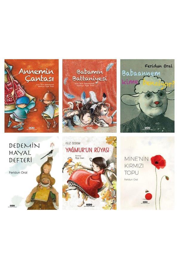 3-8 Yaş Sara Şahinkanat Feridun Oral ve Filiz Özdem'in 6lı Kitap Seti (Karton Kapak) - Yapı Kredi Yayınları - Image 1