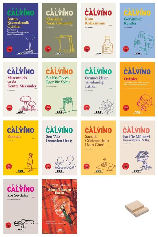 Italo Calvino Tüm Kitapları 14lü Set (Roman Öykü Deneme ve Anlatı) - Yapı Kredi Yayınları - Image 1