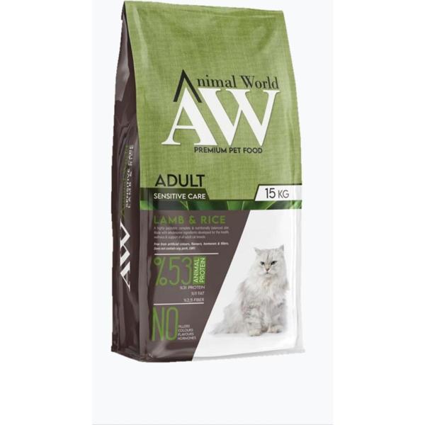 Kuzu Etli Pirinçli Yetişkin Kedi Maması 15 kg - Image 1