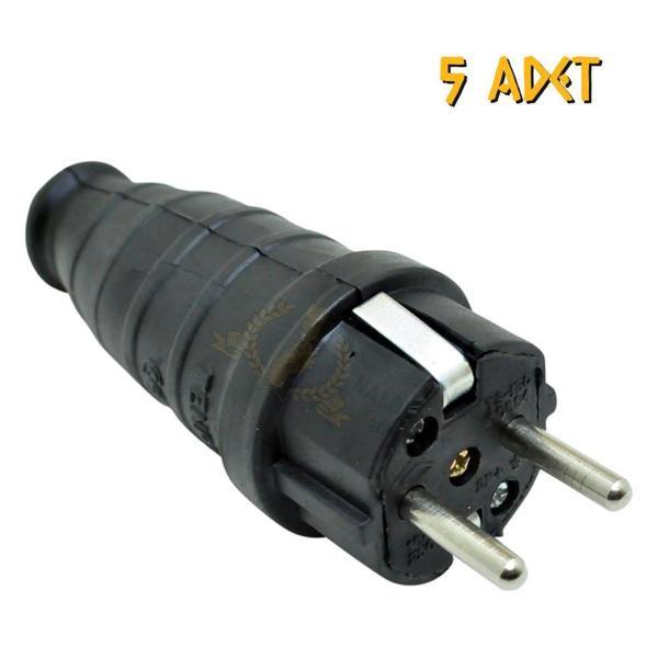 Kupa Monofaze Kauçuk Fiş Erkek - 5 Adet - Image 1