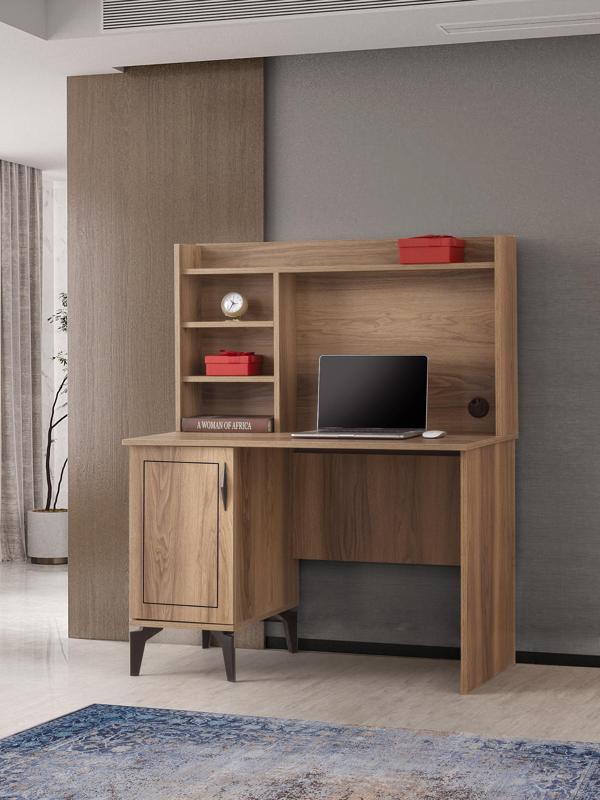 Hazar Kitaplıklı Çalışma Masası 110x60x137cm - Image 1