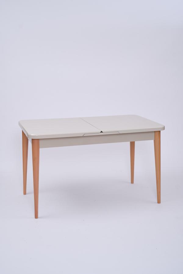 Kum Beji Boyalı Mdf Mutfak Masası 80x130 - Image 1