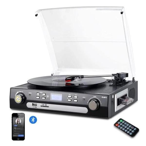 DIGITNOW Stereo Hoparlörlü Bluetooth Kayıt Oynatıcı black-36 - Image 1