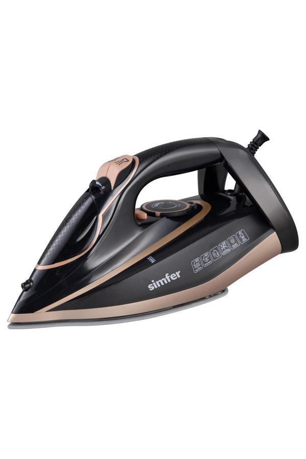 6400 Steam Energy Buharlı Ütü 3000W Siyah-Rosegold - Image 1