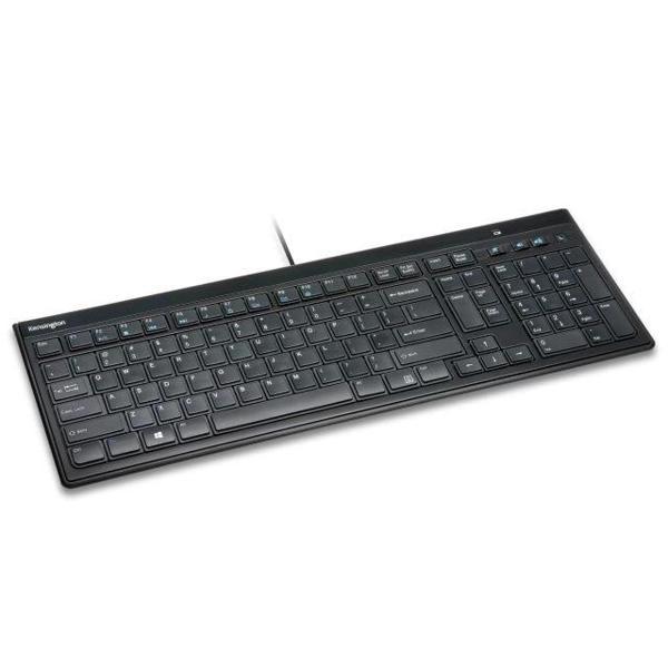Kensington İnce Tip Kablolu Klavye (K72357ABD) İnce Tasarım - Kablolu - Image 1