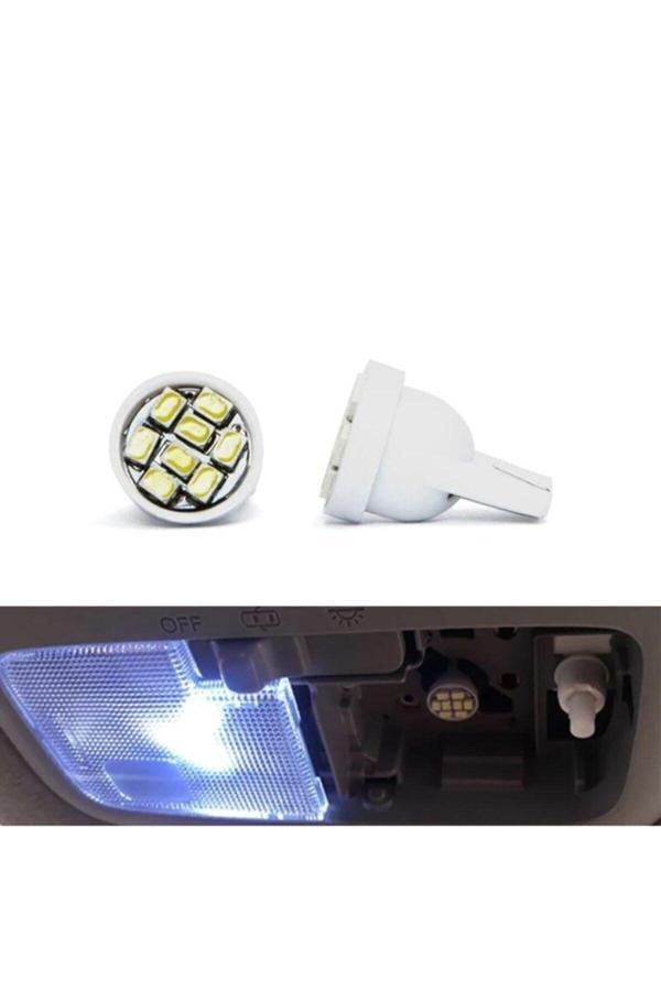 Balp 4 Adet Beyaz Renk - Mini Dipsiz Led Ampul T10 - Her Araca Uyar - Image 1