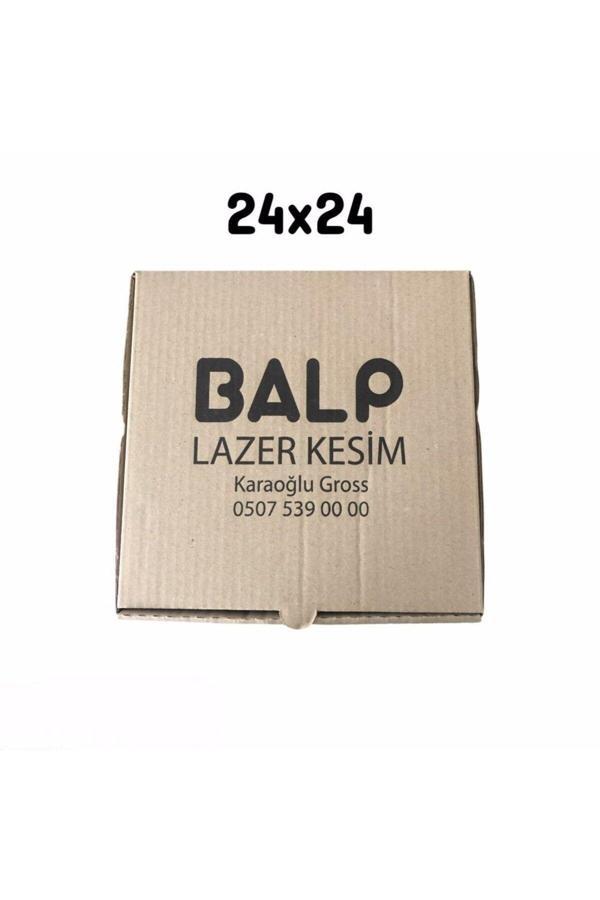 Balp 24X24X3.5 Cm Ebatında 100 Adet Üretim Fazlası Yazılı Karton Kutu - Image 1
