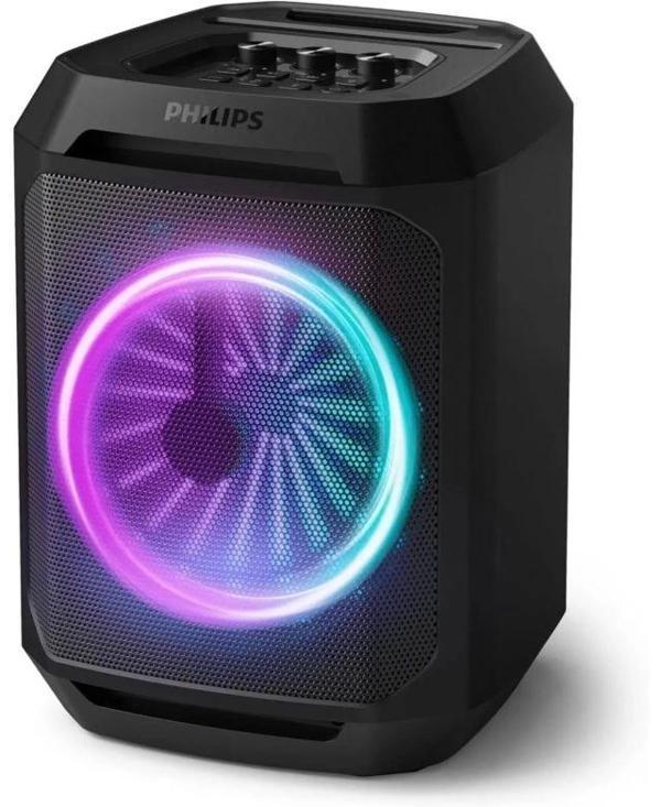 PHILIPS Bluetooth LED Aydınlatmalı Parti Hoparlörü Siyah - Image 1