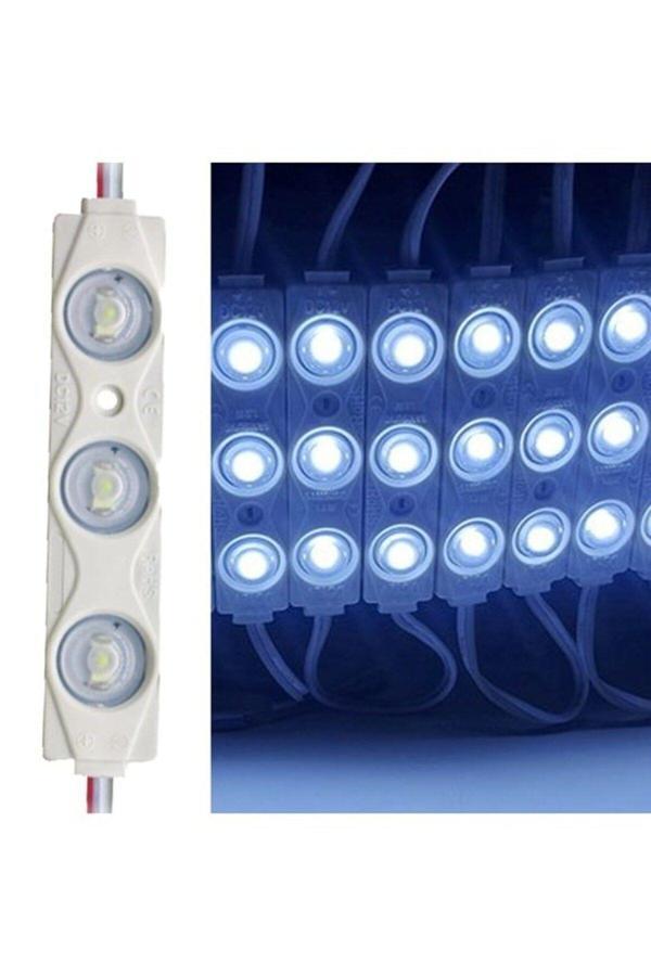 Balp Beyaz Modül Mercekli 3 Ledli Kablolu Parmak Led 12 V 5 Adet - Image 1