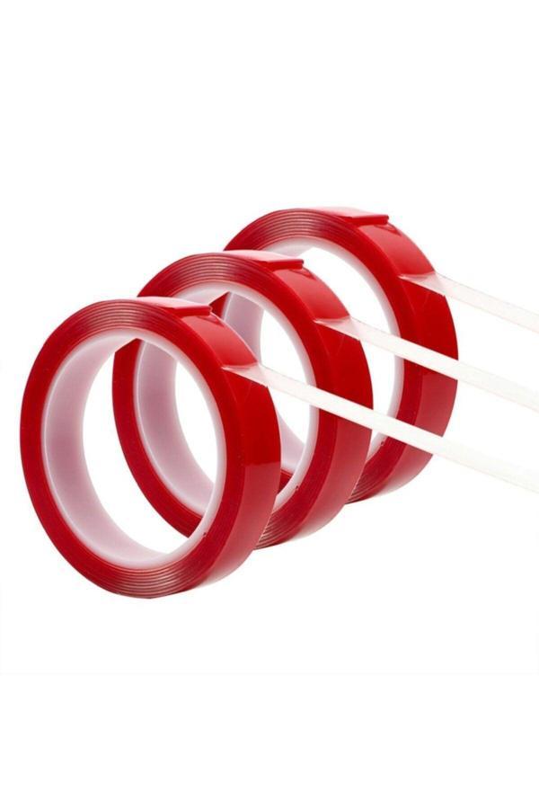 Balp 15 Metre 10Mm Çift Taraflı Slikon Bant Ultra Güçlü Dayanıklı Şeffaf - Image 1