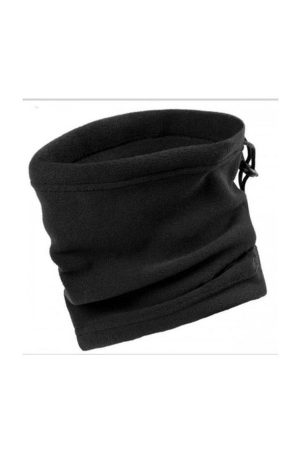 Fatih Unisex Siyah Çok Amaçlı Kışlık Polar Boyunluk Bere - Image 1