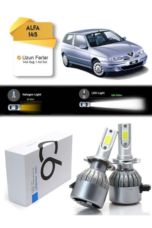 C6 Led Alfa Romeo 145 Uzun Far Led Xenon Şimşek Etkili - Image 1