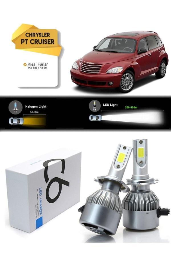 C6 Led Chrysler Pt Cruiser Kısa Far Led Xenon Uyumlu - Image 1
