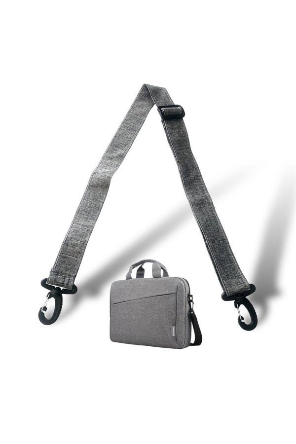 Balp Premium Ayarlanabilir Gri  Omuz Kemeri Çanta Taşıma Askısı 110 Cm - Image 1