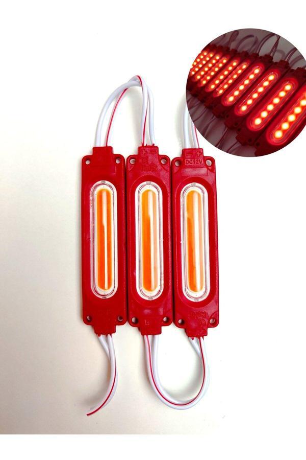 Balp Cob Ledli Su Geçirmez Mercekli Kırmızı Neon Parmak Led 3 Adet - Image 1