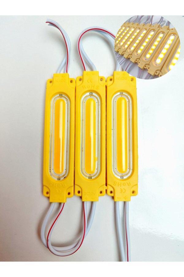 Balp Cob Ledli Su Geçirmez Mercekli Sarı Neon Parmak Led 3 Adet - Image 1