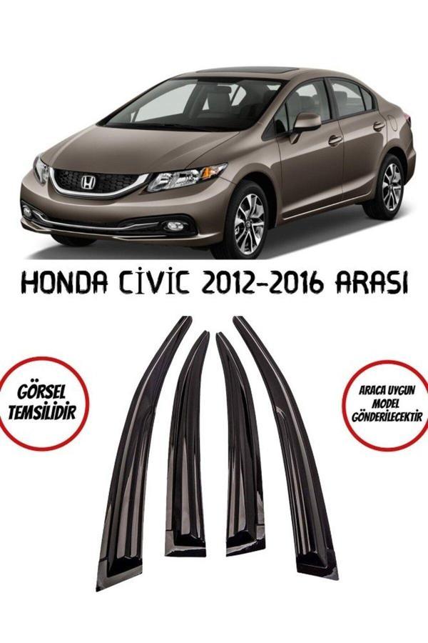 Balp Honda Civic Cam Rüzgarlığı 4Lü 2012-2016 Arası - Image 1