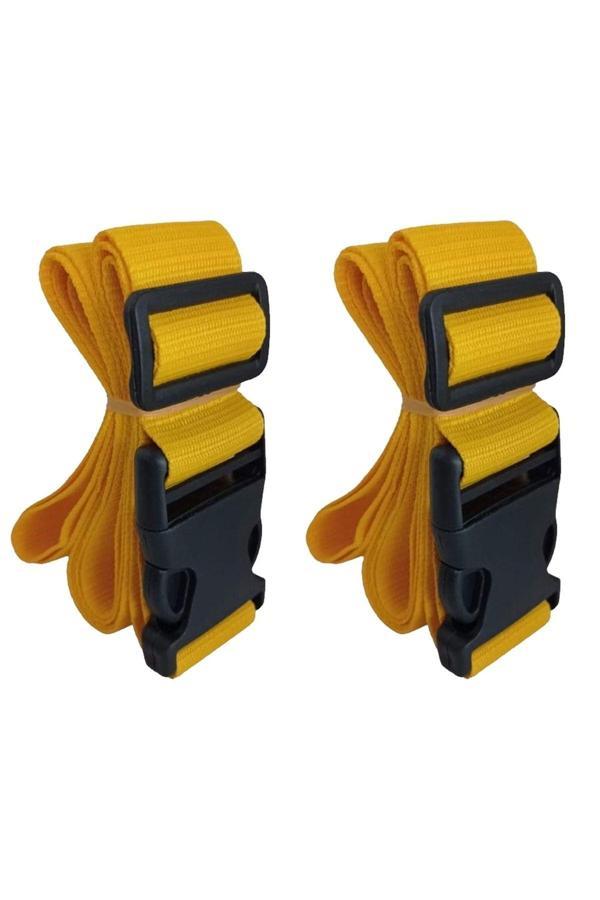 Balp Sarı Renk Valiz Bavul Emniyet Kemeri 2 Adet En 4Cm - Image 1