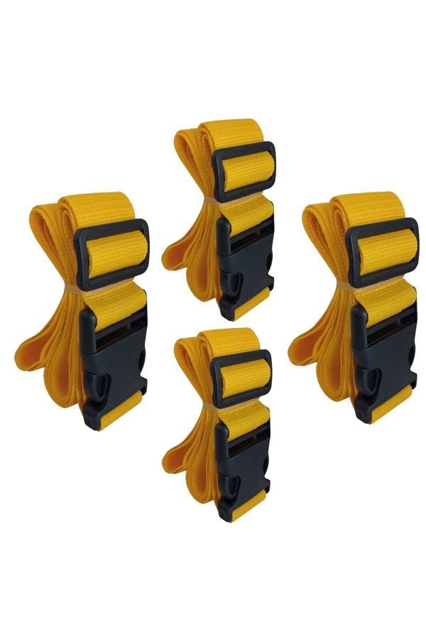 Balp Sarı Renk Valiz Bavul Emniyet Kemeri 4 Adet En 4Cm - Image 1