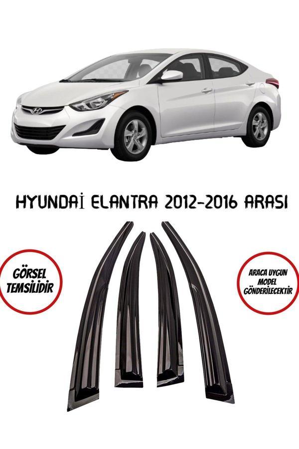 Balp Hyundai Elantra 2013-2016 Arası Cam Rüzgarlık 4 Lü Takım - Image 1